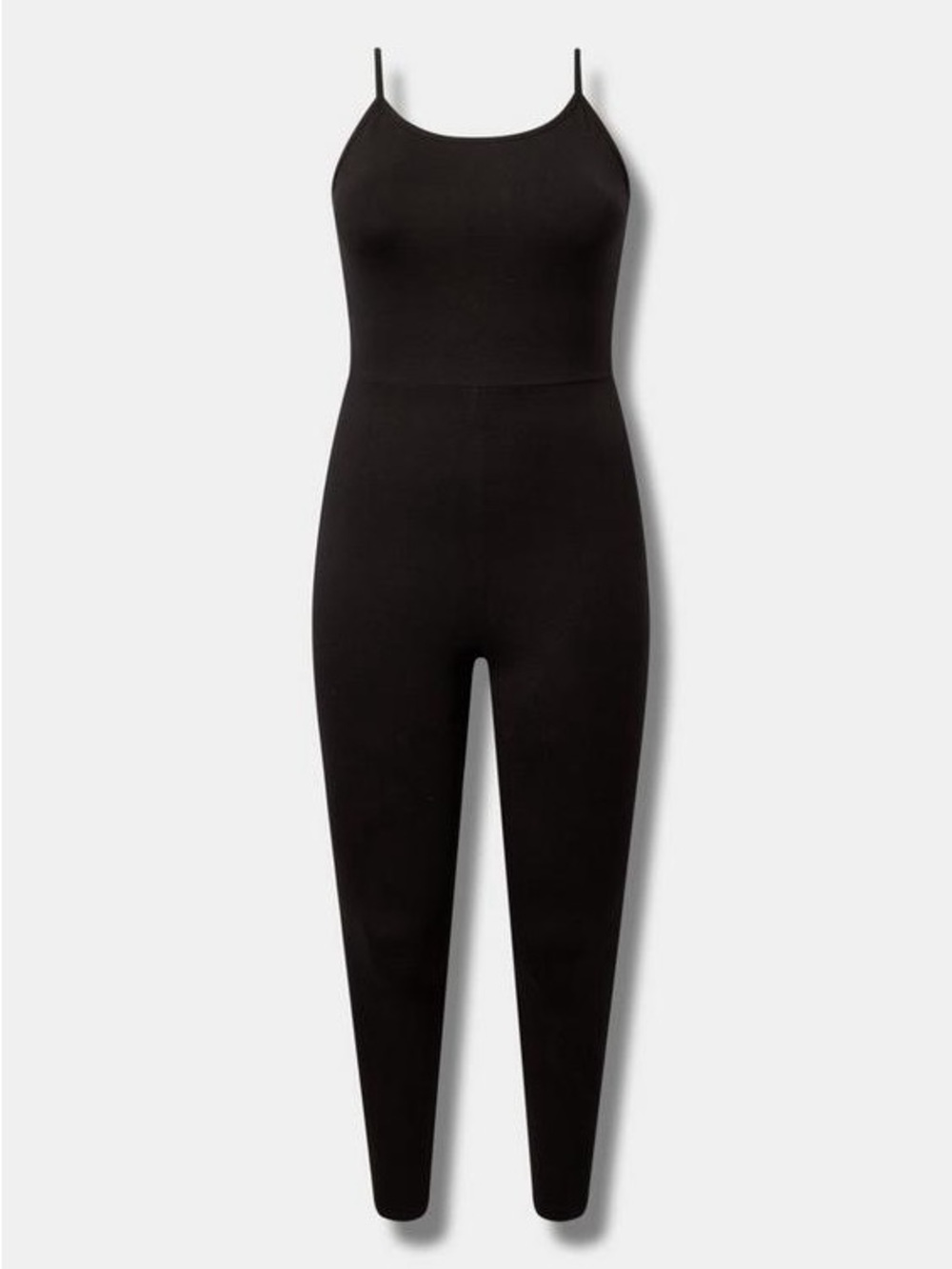NWT Torrid Black Premium Full-Length Catsuit 2 2X Black Bodycon Jumpsuit 18/20